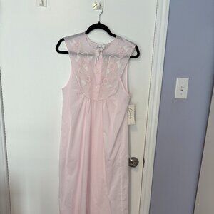 Pale Pink BNWT "Linda" for Eaton Vintage sleeveless Nighty New Old Stock Sz M